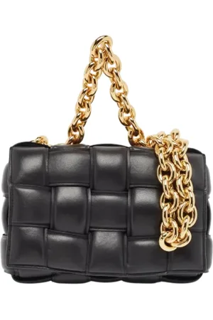 Bottega Veneta Pre-owned, Kobieta, Czarny, ONE SIZE, Pre-owned Skórzane torebki