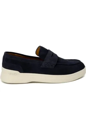 Liu Jo Buty, Mężczyzna, Niebieski, 45 EU, Zamsz, Niebieskie Zamszowe Buty Casual