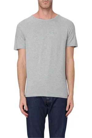 Paul Smith Koszulki, Mężczyzna, Szary, M, Wielokolorowy T-shirt z okrągłym dekoltem i krótkim rękawem