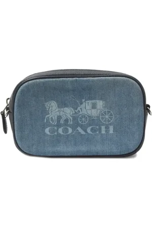 Coach Pre-owned, Kobieta, Niebieski, ONE SIZE, Pre-owned Fabric crossbody-bags