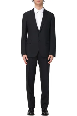 LARDINI Garnitury, Mężczyzna, Czarny, M, Elegancki Czarny Garnitur