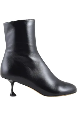 Proenza Schouler Buty, Kobieta, Czarny, 39 EU, Botki z owczej skóry