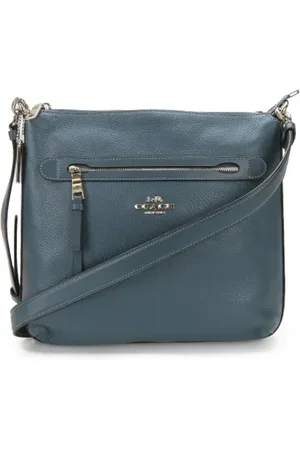 Coach Pre-owned, Kobieta, Niebieski, ONE SIZE, Pre-owned Leather crossbody-bags