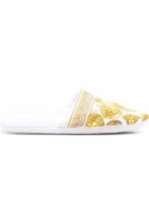 VERSACE Buty, Kobieta, Wielobarwność, S, Buty Slip-On z Motywem Głowy Meduzy