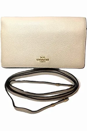 Coach Pre-owned, Kobieta, Biały, ONE SIZE, Skóra, Pre-owned skórzane portfele