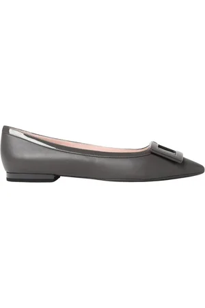 Roger Vivier Buty, Kobieta, Szary, 40 EU, Elegant Pointytoe Ballet Flats