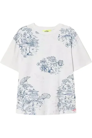Twin-Set Koszulki, Kobieta, Wielobarwność, M, Komplet T-shirtów i Polo z nadrukiem kwiatowym