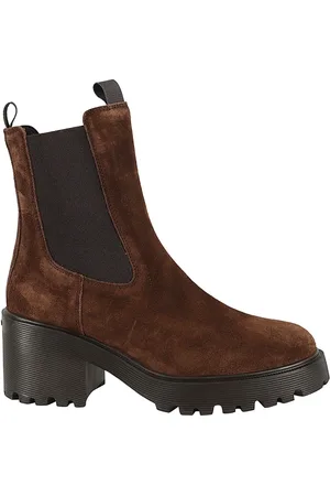 Hogan Buty, Kobieta, brązowy, 36 EU, Stylowe Sneakersy Chelsea