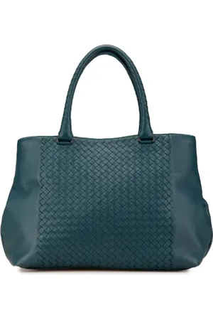 Bottega Veneta Pre-owned, Kobieta, Zielony, ONE SIZE, Skóra, Pre-owned Leather totes