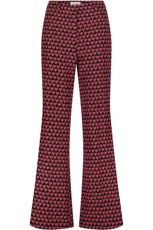 Fabienne Chapot Spodnie, Kobieta, Czerwony, 2XL, Puck Trousers