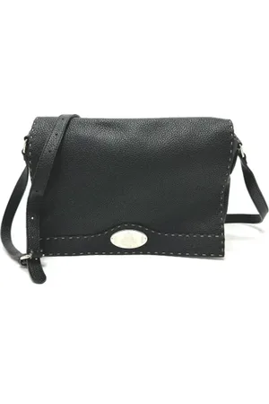 Fendi Pre-owned, Kobieta, Czarny, ONE SIZE, Skóra, Pre-owned Leather fendi-bags