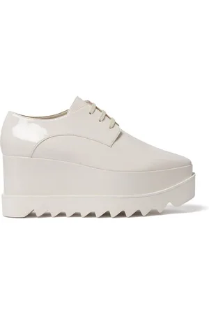 Stella McCartney Buty, Kobieta, Biały, 38 1/2 EU, Elyse Monochrome Platforms