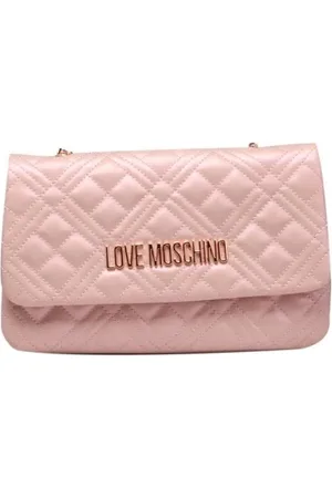 Moschino Torebki, Kobieta, Różowy, ONE SIZE, Torba na ramię z magnetycznym zamykaniem