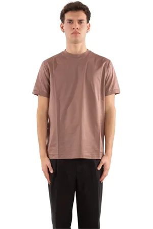 Daniele Fiesoli Koszulki, Mężczyzna, brązowy, 3XL, Zwykły Tee w stylu Filo Scozia