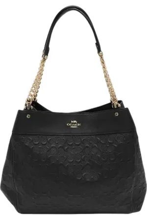 Coach Pre-owned, Kobieta, Czarny, ONE SIZE, Pre-owned skórzane torby na ramię