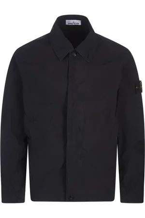 Stone Island Kurtki, Mężczyzna, Niebieski, M, Niebieski Odzież Poliestrowa dla Mężczyzn