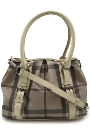 Burberry Pre-owned, Kobieta, Szary, ONE SIZE, Skóra, Pre-owned Leather totes