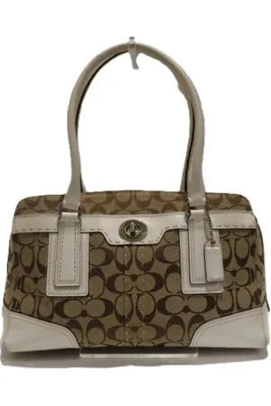 Coach Pre-owned, Kobieta, brązowy, ONE SIZE, Skóra, Pre-owned Canvas handbags