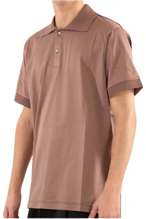 Daniele Fiesoli Koszulki, Mężczyzna, brązowy, XL, Klasyczny Polo Shirt w Filo Scozia