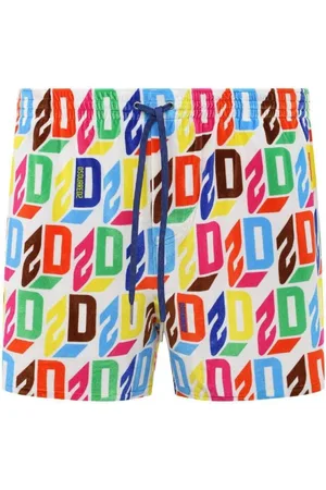 Dsquared2 Szorty, Mężczyzna, Wielobarwność, M, Midnight Goth Boxer Midi