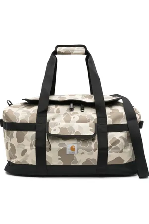 Carhartt Torebki, Mężczyzna, Beżowy, ONE SIZE, Beżowa Bum Bag z Górnym Zamkiem