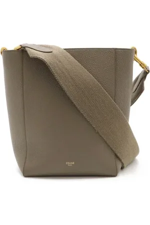 Céline Pre-owned, Kobieta, Szary, ONE SIZE, Skóra, Pre-owned skórzane torby na ramię