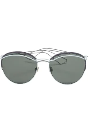 Dior Pre-owned, Kobieta, Niebieski, ONE SIZE, Pre-owned Metal sunglasses