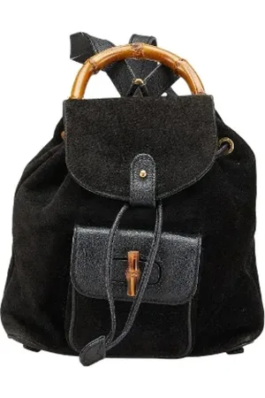 Gucci Pre-owned, Kobieta, Czarny, ONE SIZE, Skóra, Pre-owned Leather backpacks