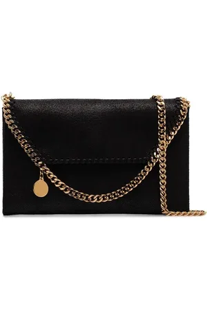 Stella McCartney Torebki, Kobieta, Czarny, ONE SIZE, Mini Falabella Torba na ramię