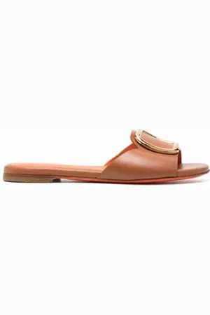santoni Buty, Kobieta, brązowy, 38 EU, Stylowe Kapcie dla Codziennego Komfortu