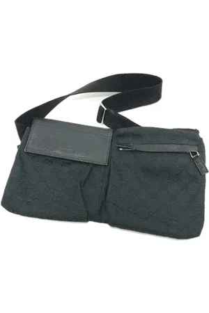 Gucci Pre-owned, Kobieta, Czarny, ONE SIZE, Bawełna, Pre-owned Cotton gucci-bags