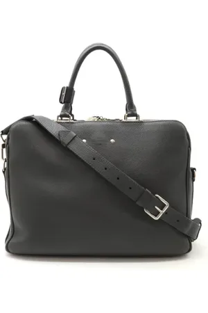 LOUIS VUITTON Pre-owned, Mężczyzna, Szary, ONE SIZE, Skóra, Pre-owned Leather briefcases