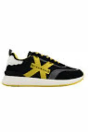 John Richmond Buty, Mężczyzna, Wielobarwność, 42 EU, Zamsz, Żółte Suede Sneakers Refleksyjne Wstawki