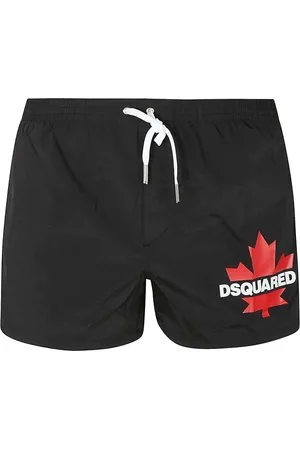 Dsquared2 Stroje kąpielowe, Mężczyzna, Czarny, S, Akcesoria Midi Boxer