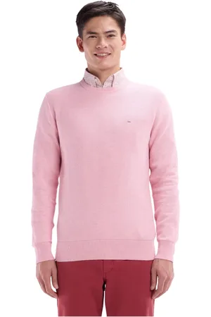 Eden Park Swetry, Mężczyzna, Różowy, 3XL, Bawełna, Swetry & Bluzy z kapturem