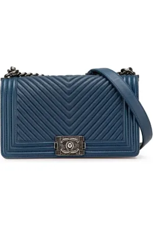 CHANEL Pre-owned, Kobieta, Niebieski, ONE SIZE, Skóra, Pre-owned Leather chanel-bags
