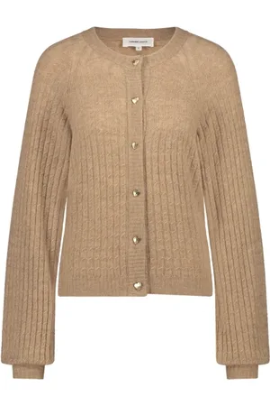 Fabienne Chapot Swetry, Kobieta, brązowy, S, Nylon, Charlotta Cardigan