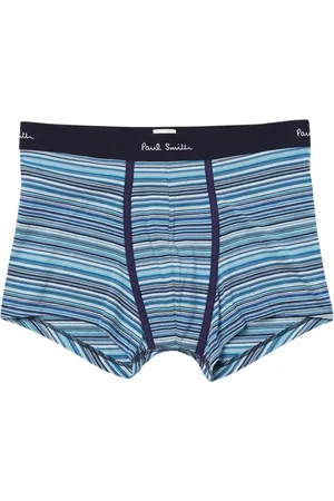 Paul Smith Bielizna, Mężczyzna, Niebieski, L, Niebieskie Paskowane Bokserki