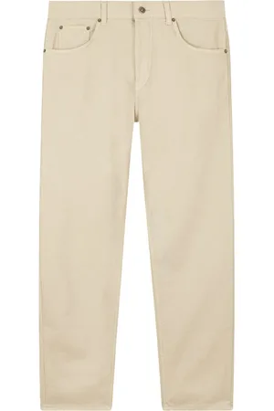 Dondup Spodnie, Mężczyzna, Beżowy, W34, Marchew Slim Fit Jeansy