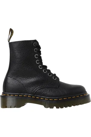 Dr. Martens Buty, Kobieta, Czarny, 37 EU, Czarne Skórzane Platformy na Kozaki