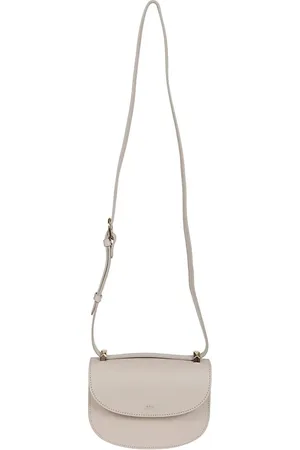 A.P.C. Torebki, Kobieta, Beżowy, ONE SIZE, Mini Geneve Crossbody Torba Akcesoria