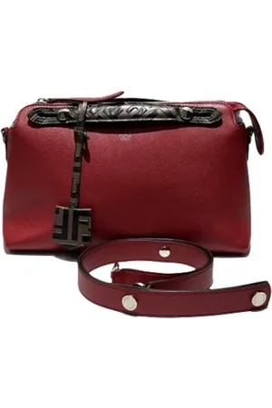 Fendi Pre-owned, Kobieta, Czerwony, ONE SIZE, Skóra, Pre-owned Leather fendi-bags