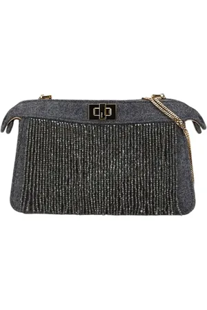 Fendi Pre-owned, Kobieta, Szary, ONE SIZE, Pre-owned Canvas fendi-bags