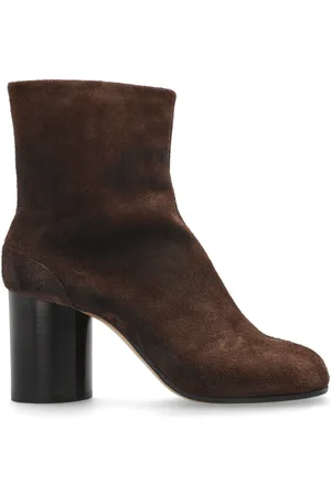 Maison Margiela Buty, Kobieta, brązowy, 36 EU, Zamsz, Botki z noskiem `Tabi`