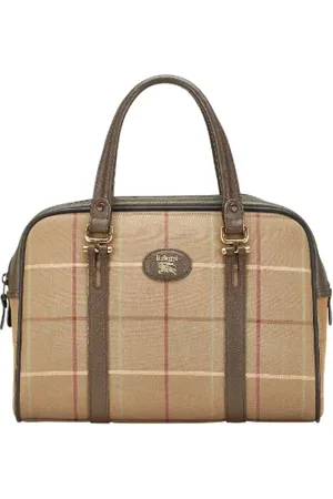 Burberry Pre-owned, Kobieta, Beżowy, ONE SIZE, Pre-owned Canvas handbags