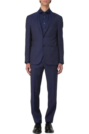 corneliani Garnitury, Mężczyzna, Niebieski, 2XL, Elegancki Niebieski Garnitur Dwuczęściowy
