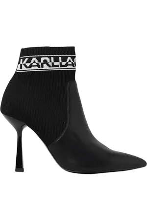 Karl Lagerfeld Buty, Kobieta, Czarny, 40 EU, Zestaw Skarpetek Buty Z Punktowym Nosem