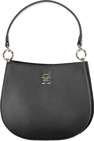 Tommy Hilfiger Torebki, Kobieta, Czarny, ONE SIZE, Czarna torebka z poliestru