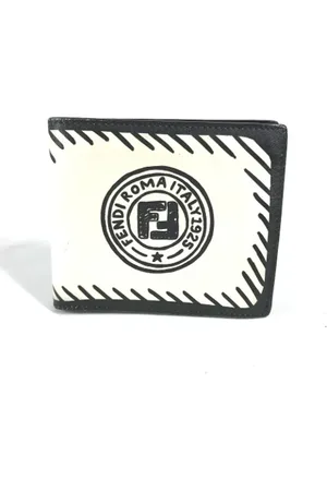 Fendi Pre-owned, Kobieta, Czarny, ONE SIZE, Skóra, Pre-owned skórzane portfele
