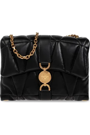 VERSACE Torebki, Kobieta, Czarny, ONE SIZE, Skóra, Torba na ramię `Kleio`